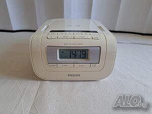 Philips AJ 3916 / FM радио часовник със CD и AUX.