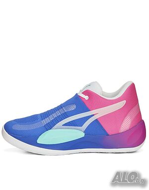 Унисекс кецове PUMA Rise Nitro Fadeaway Basketball Shoes Blue/Pink