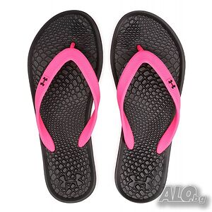 Дамски джапанки under armour atlantic dune flip flops pink black