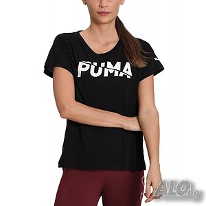 Дамска тениска puma modern sports graphic tee black