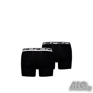 Мъжки боксерки PUMA 2-Packs Multilogo Boxer Black