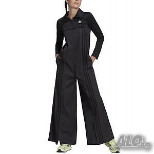 Дамски гащеризон ADIDAS Always Original Snap-Button Jumpsuit Black