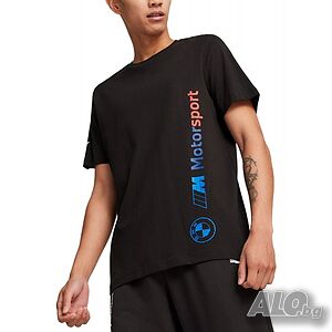 Мъжка тениска PUMA x Bmw M Motorsport Logo Tee Black