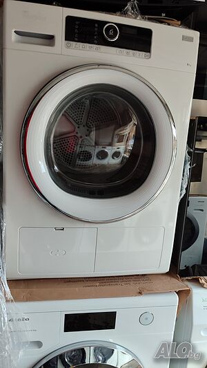 Whirlpool 9кг Термопомпа шесто чувство, Топ състояние, като нова+гаранция