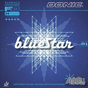 гума за тенис на маса Donic Blue star a1 нова черна, червена мах