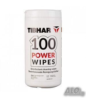 TIBHAR100бр POWER WIPES нови подходящи за почистване на топчета