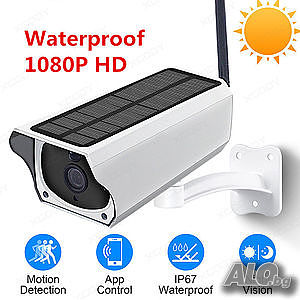 Solar PRO Full HD 2 MP 1080p Водоустойчива Wifi соларна безкабелна камера