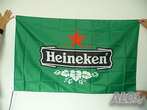 Heineken знаме Хайнекен бира реклама бар пиво халби чаши