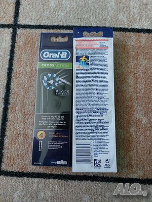 4бр. ОРИГИНАЛНИ ОРАЛ Б (накрайници) четка за зъби Oral-B CrossAction