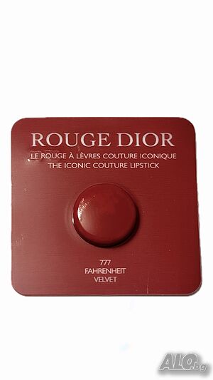 Червило Dior - Rouge Dior, 777 Fahrenheit Velvet, мостра 0,3 гр