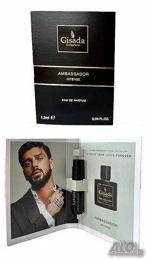 Парфюм Gisada-Ambassador INTENSE,Edp, 1,2 ml мъжки аромат