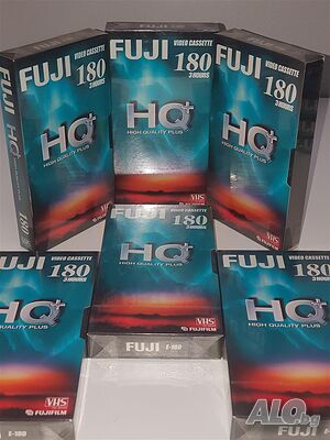 Видеокасета VHS Fuji HQ+ E-180 - НОВА