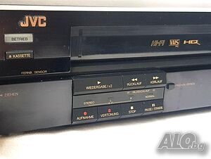 HiFi VHS видеорекордер JVC + Дистанционно + Касети ***Промо Цена***