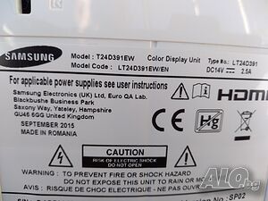 Телевизор за части - SAMSUNG LT 24 D 391 EW/EN