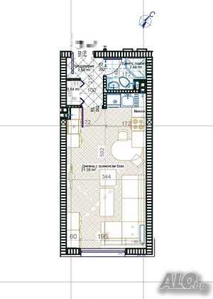 Нов 1-стаен в Смирненски, 56000 евро