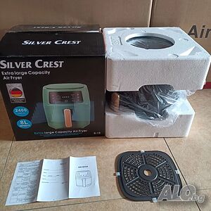 Уред за готвене с горещ въздух Silver Crest S-18, 8 литра, 2400 W - ПРОМОЦИЯ