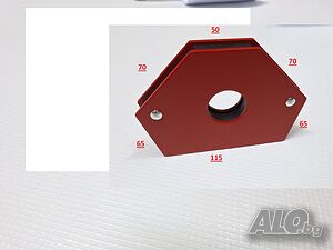Магнитен ъгъл, магнитни ъгли за позициониране 30,45,60,75,90 градуса и захват в Кг.35