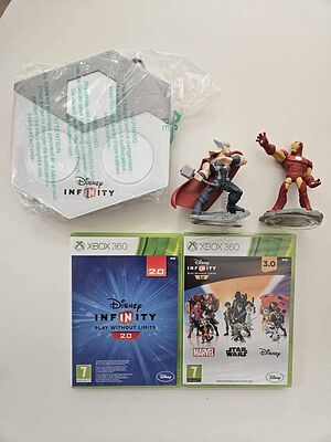 XBOX 360 Disney Infinity комплект 2 игри фигурки портал