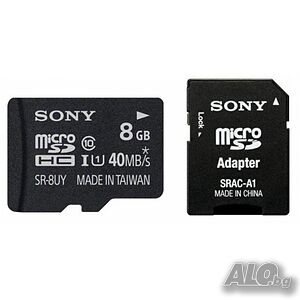 SD Карта Sony 8 GB