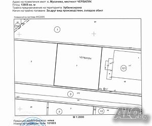 Атрактивен парцел за производствена или логистична база