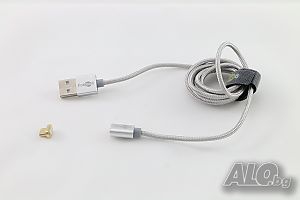 магнитен микро USB 2.0 кабел, нов, немски GOOBAY, внос от Германия