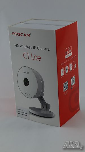 Мегапикселова Безжична IP Камера Foscam C1 Lite, 25 кад/сек HD720PWIFI, внос от Германия