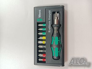 Комплект битове с държач 1/4 инча, PH, SL, Torx,PZ Wera Германия