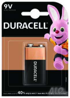 Батерия алкална DURACELL 9V/6LR61 x1