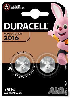 Батерия литиева DURACELL Lithium DL2016/CR2016 x2