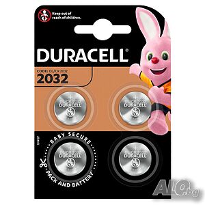 Батерия литиева DURACELL Lithium DL2032/CR2032 x4