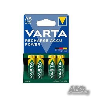 Батерия акумулаторна VARTA Ready2Use AA/R6 2600mAh x4