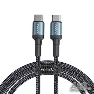 Кабел за телефон USB Type-C към Type-C 120cm (max60W) 480Mbps