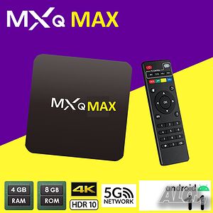 @█▬█ █ ▀█▀ Нови 4GB RAM/32GB GMXQ MAX четиряден процесор 2GHZ Android 11.1 TV BOX 4K WiFi Smart Tv