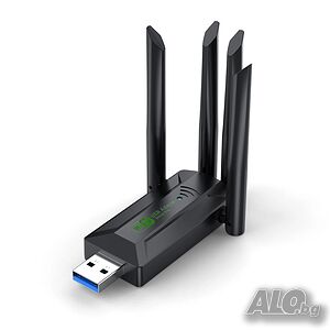 Dual Band Wireless USB WiFi интернет адаптер с антена.