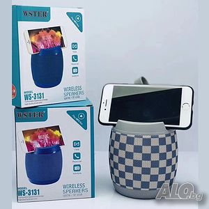 Безжична Bluetooth MP3 колонка с поставка за телефон WS-3131 / 3321