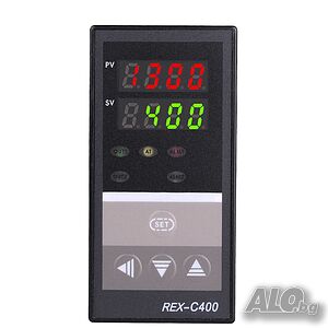 Термоконтролер REX C400 на 220V, терморегулатор -199 до 1372° C, Изход SSR