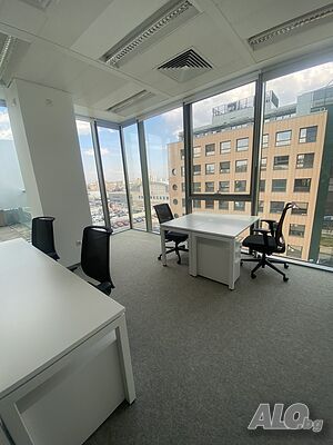Самостоятелно офис пространство за 5 души в Regus European Trade Centre Офис 75 кв.м Първи етаж | Магазини, Офиси, Кабинети, Салони | Полигона София