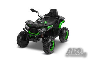 Детско ATV GIGANT Зелен- 4x4, до 30 кг, с Музика