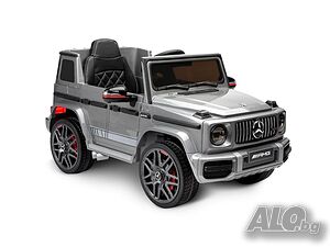 Mercedes G63 12V - Детски акумулаторен джип, Сив, EVA гуми