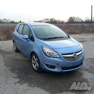 Опел Мерива Б Фейслифт 1,4 бензин синя 2014г./Opel Meriva B Facelift B14XER blue на части