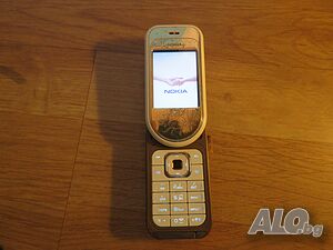 сгъваем телефон с копчета NOKIA 7370, НОКИА 7370 - 2005г. - работещ.