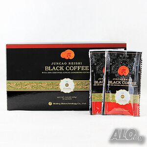 Инстантно Рейши Черно Кафе, 30 сашета, BIO REISHI Black Coffee