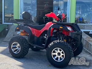 Бензиново ATV/АТВ 200 кубика MaxMotors Grizzly PRO - ЧЕРВЕНО