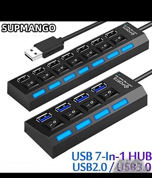 USB HUB 4 и 7 гнезда/Разклонител на USB с 4 и 7 гнезда