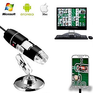 USB микроскоп с 1000 x увеличение електронен