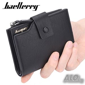 Бизнес мъжки портфейл луксозен Baellerry D1281