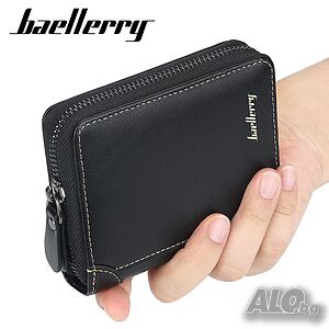 Бизнес мъжки портфейл луксозен Baellerry D9251