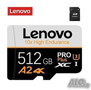 4K Micro SD Memory Card 512 GB / Микро SD Карта Памет 512 GB Class 10!