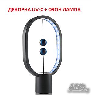 ДЕКОРНА UV-C + Озон Антибактериална Лампа-със 70% Намаление