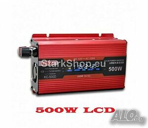 Инвертор UKC с дисплей 12V - 220V 500W